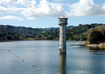 Lighthouse in the water